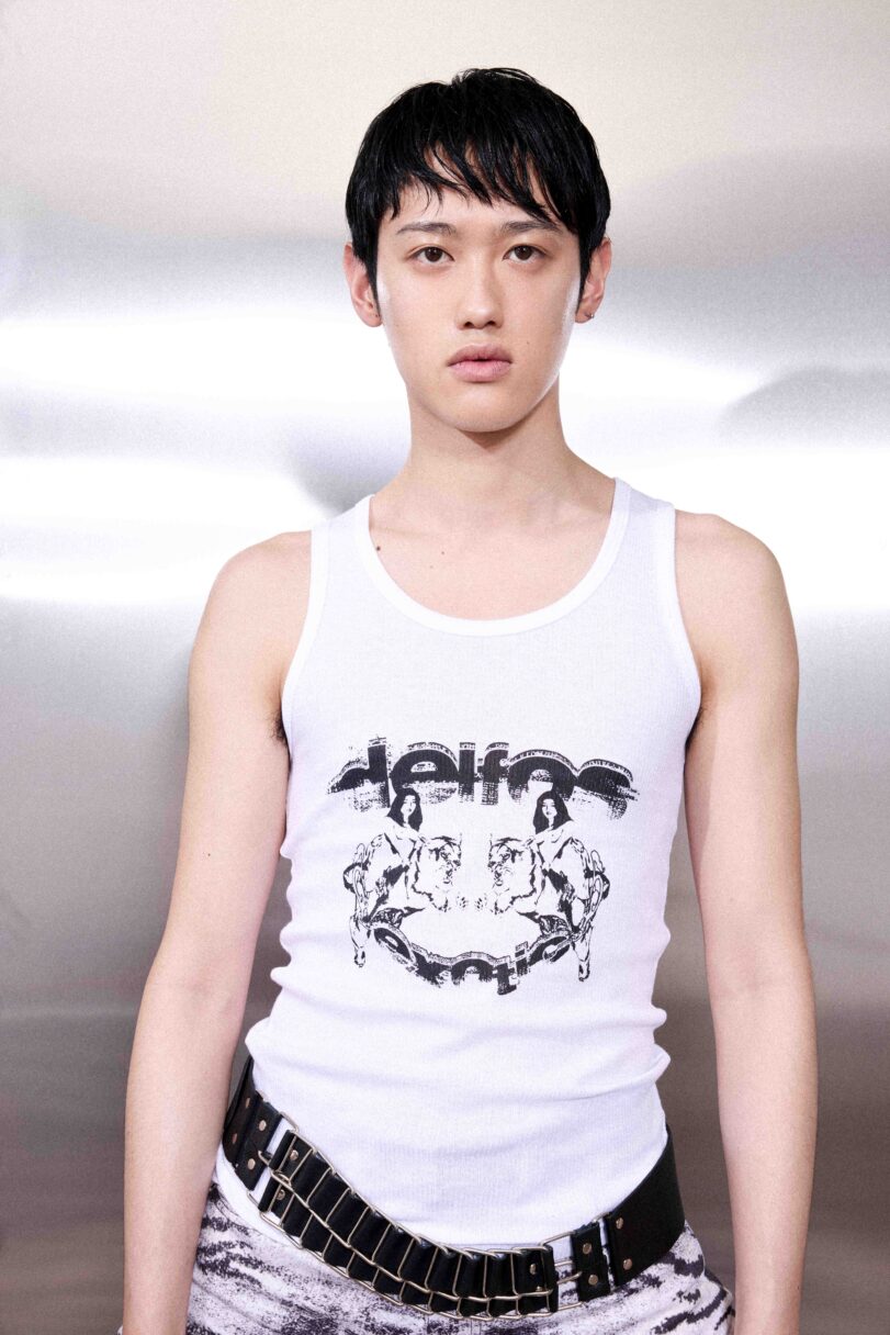 Delfos Exotic Tank-Top Blanco - Image 4