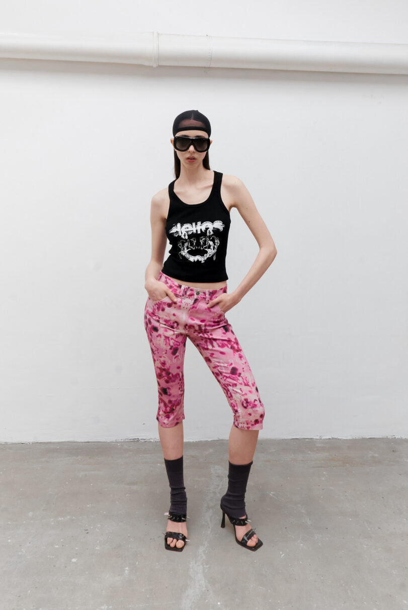 Delfos Exotic Tank-Top Negro - Image 3