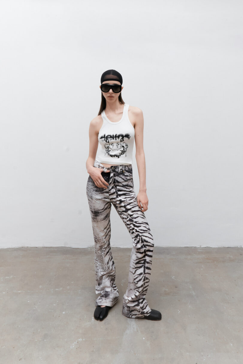Delfos Exotic Tank-Top Blanco - Image 2
