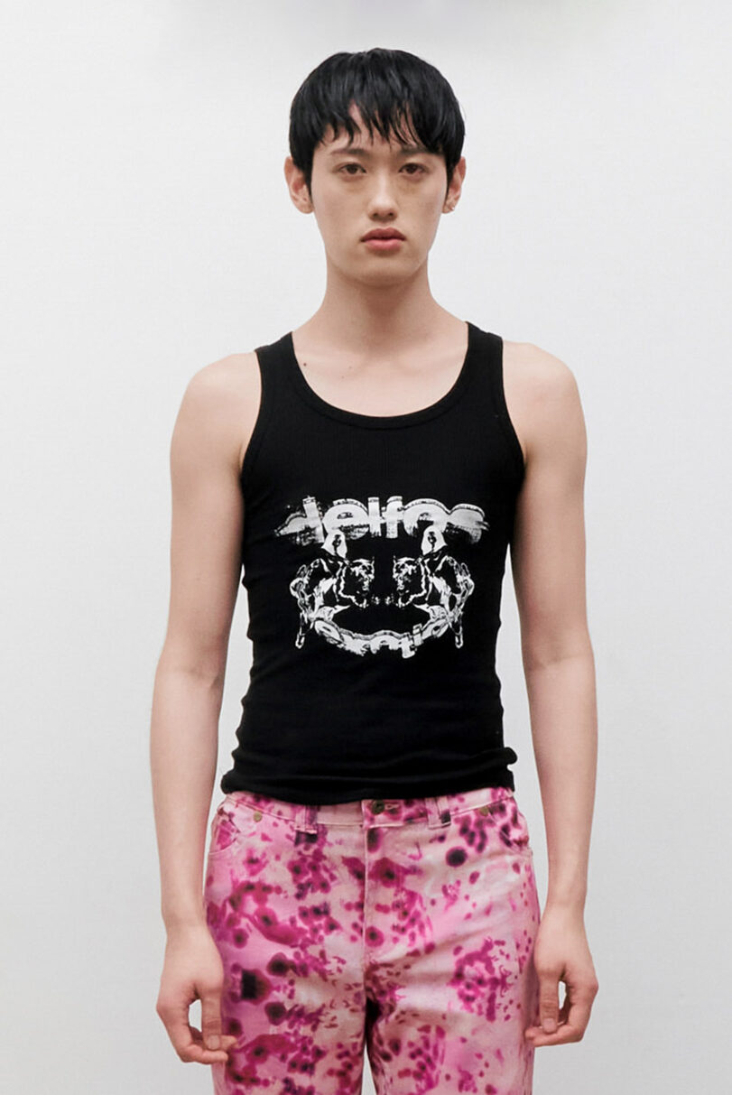 Delfos Exotic Tank-Top Negro - Image 2